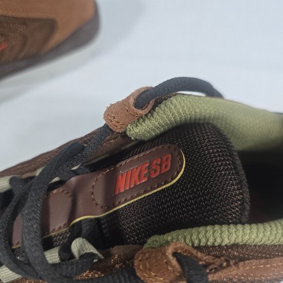 Nike SB Vertebrae Athletic Sneakers Men Size 6.5 Brown Low Top Lace Up New - Picture 9 of 10